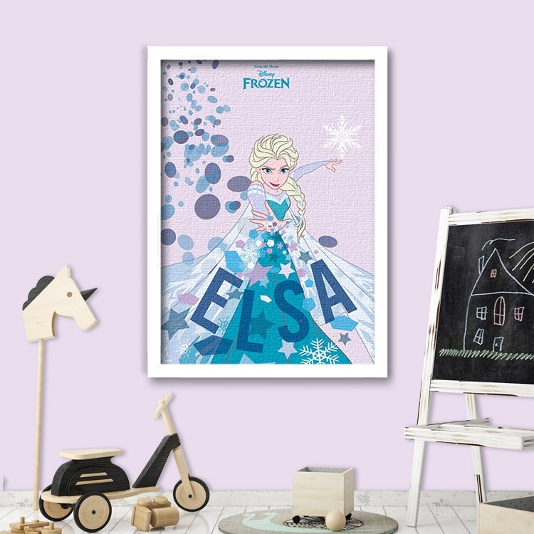 Πίνακας σε Καμβά Ισχυρή Elsa, Frozen!