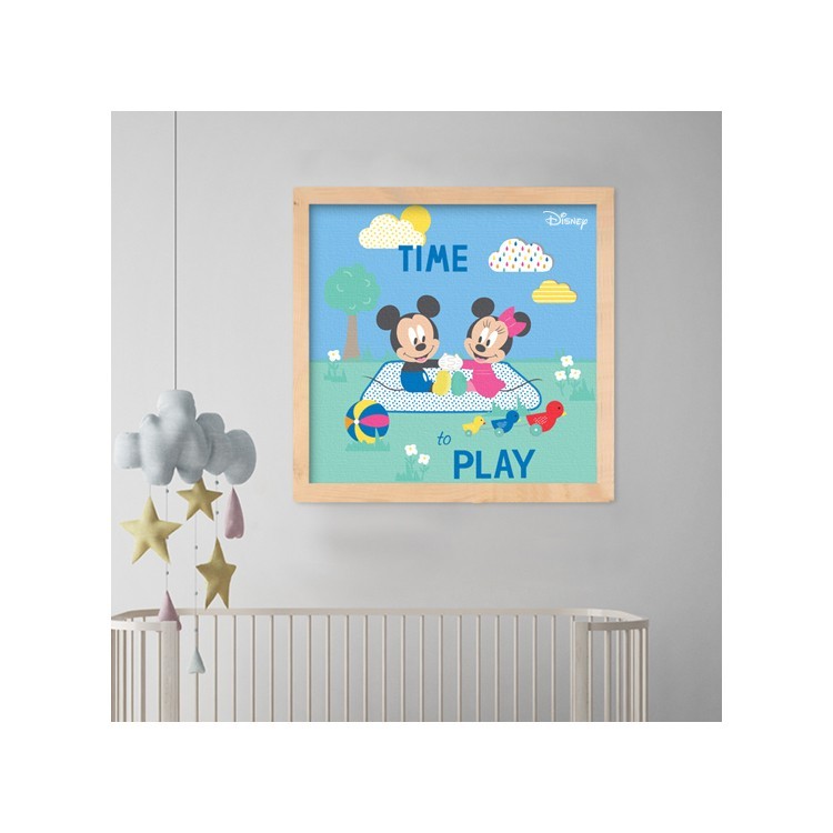 Πίνακας σε Καμβά Ώρα να παίξεις με τον Mickey Mouse & Minnie Mouse