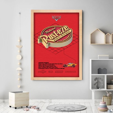 Rusteze, Cars Πίνακας σε Καμβά
