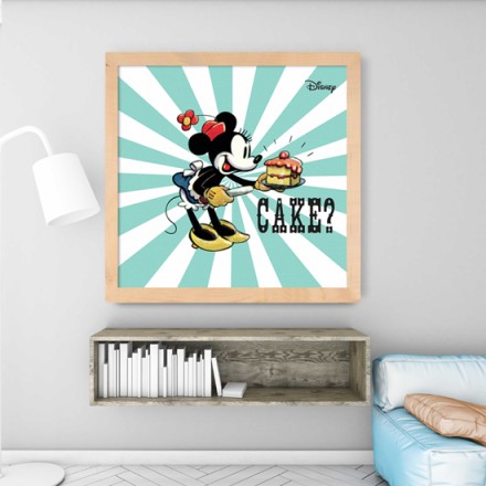 Cake ? Minnie Mouse Πίνακας σε Καμβά