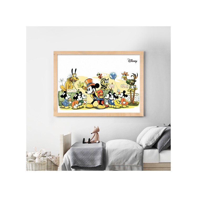 Πίνακας σε Καμβά Mickey Mouse with his friends!