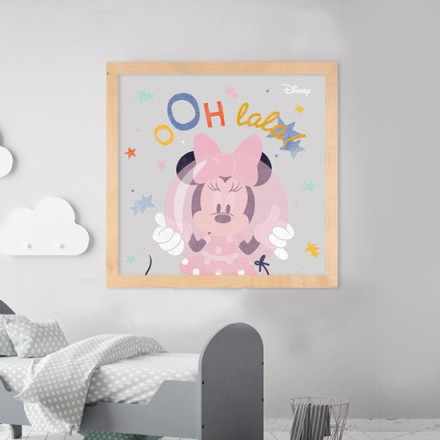 Ooh lala Minnie!! Πίνακας σε Καμβά