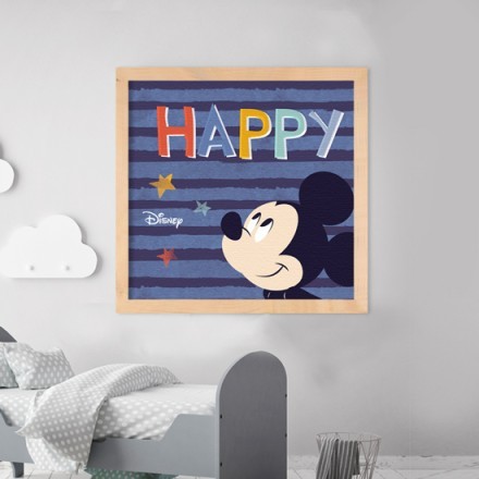 Χαρούμενος Mickey Πίνακας σε Καμβά