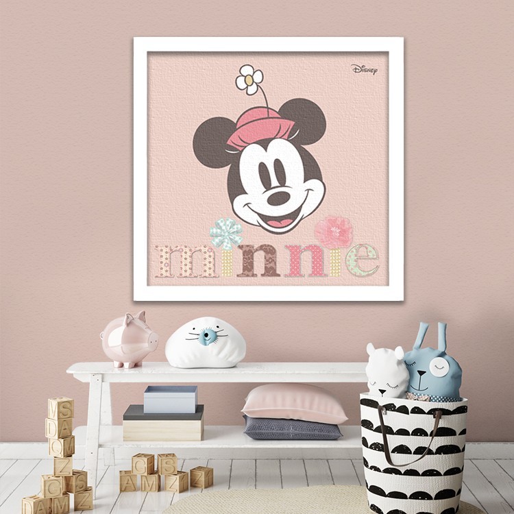 Πίνακας σε Καμβά Το αερόστατο της Minnie Mouse, Retro!