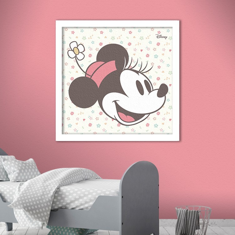 Πίνακας σε Καμβά Minnie Mouse, Retro!