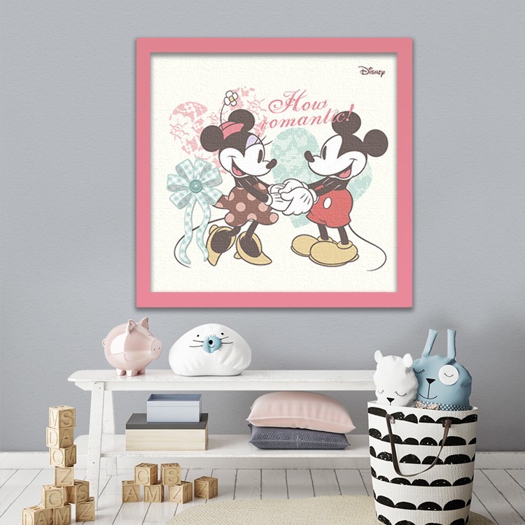 Πίνακας σε Καμβά How romantic, Mickey and Minnie!