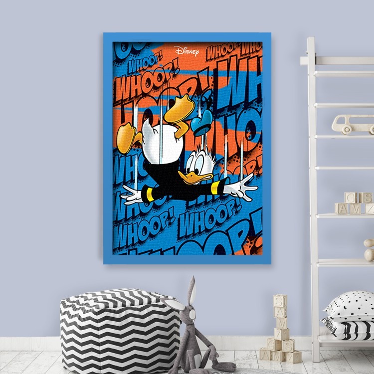 Πίνακας σε Καμβά O Donald Duck πέφτει!
