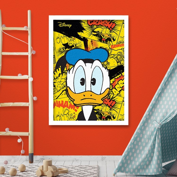 Πίνακας σε Καμβά Donald Duck!!