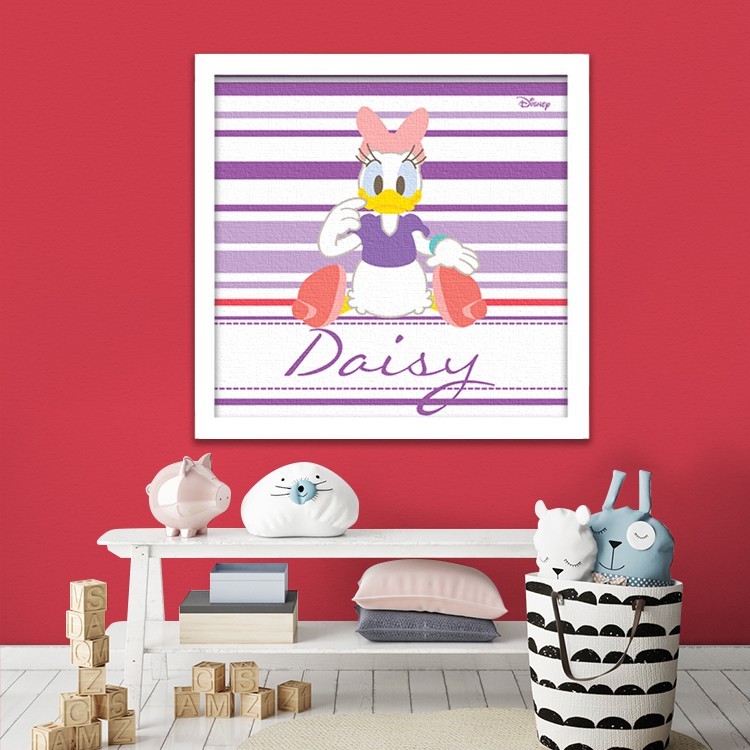 Πίνακας σε Καμβά Γλυκιά Daisy Duck!!