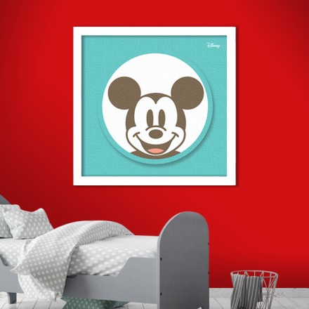 Το πρόσωπο του Mickey Mouse Πίνακας σε Καμβά