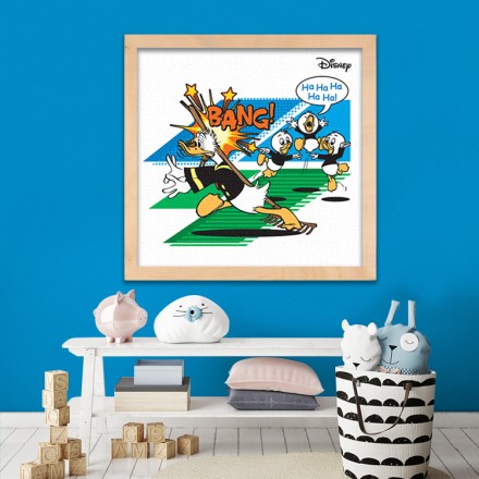 Άτυχος Donald Duck! Πίνακας σε Καμβά