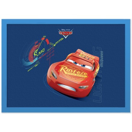 Ο Mcqueen σε μπλέ φόντο, Cars 3