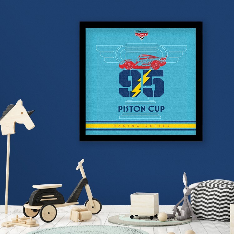Πίνακας σε Καμβά Piston Cup 95, Cars