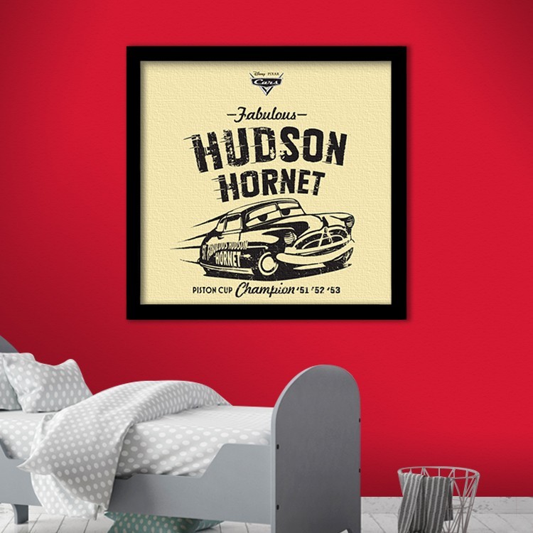Πίνακας σε Καμβά Hudson Hornet, Cars
