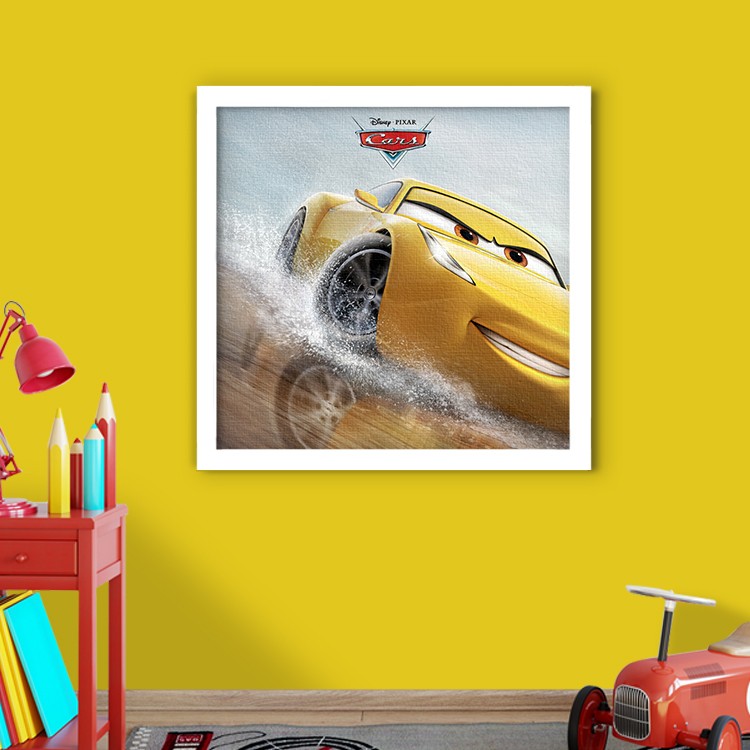 Πίνακας σε Καμβά Ο Cruz Ramirez εν ώρα δράσης, Cars 3