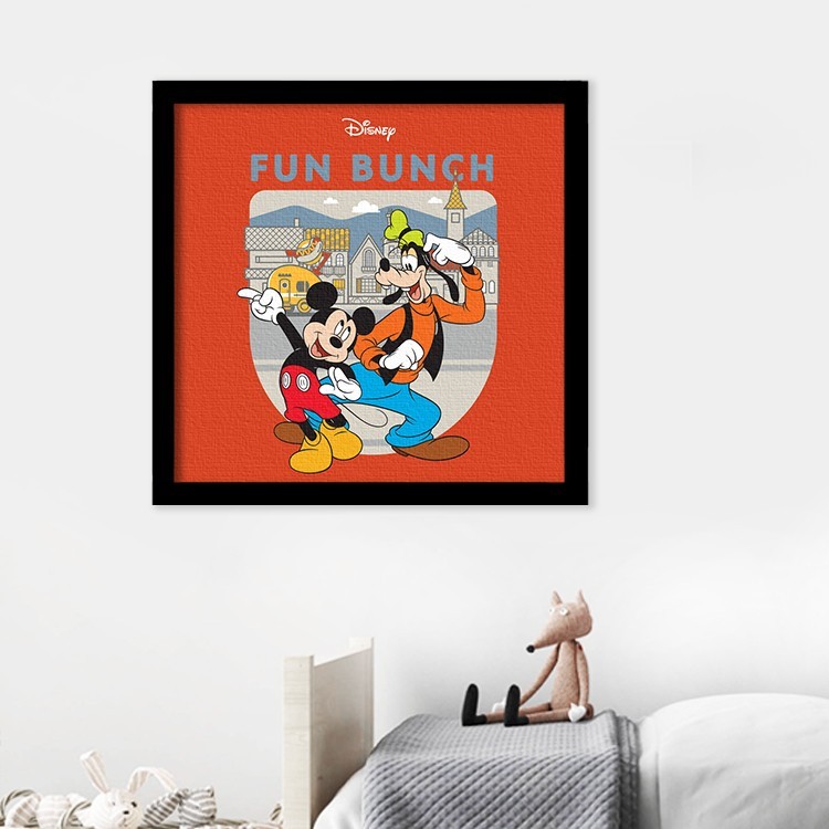 Πίνακας σε Καμβά Fun Bunch, Mickey Mouse!