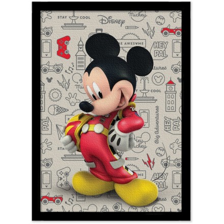 Ο οδηγός Mickey Mouse! Πίνακας σε Καμβά