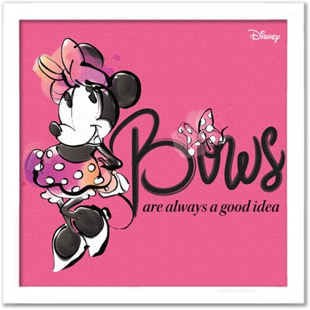 Bows are always a good idea, Minnie Mouse!