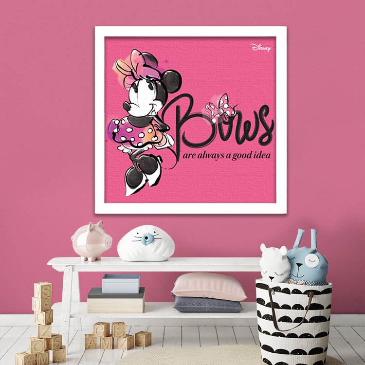 Πίνακας σε Καμβά Bows are always a good idea, Minnie Mouse!