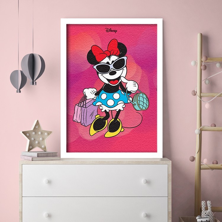 Πίνακας σε Καμβά Fashion icon, Minnie Mouse!