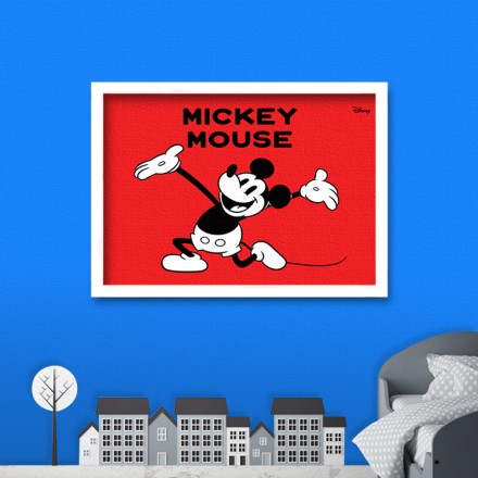 Vintage Mickey Mouse! Πίνακας σε Καμβά