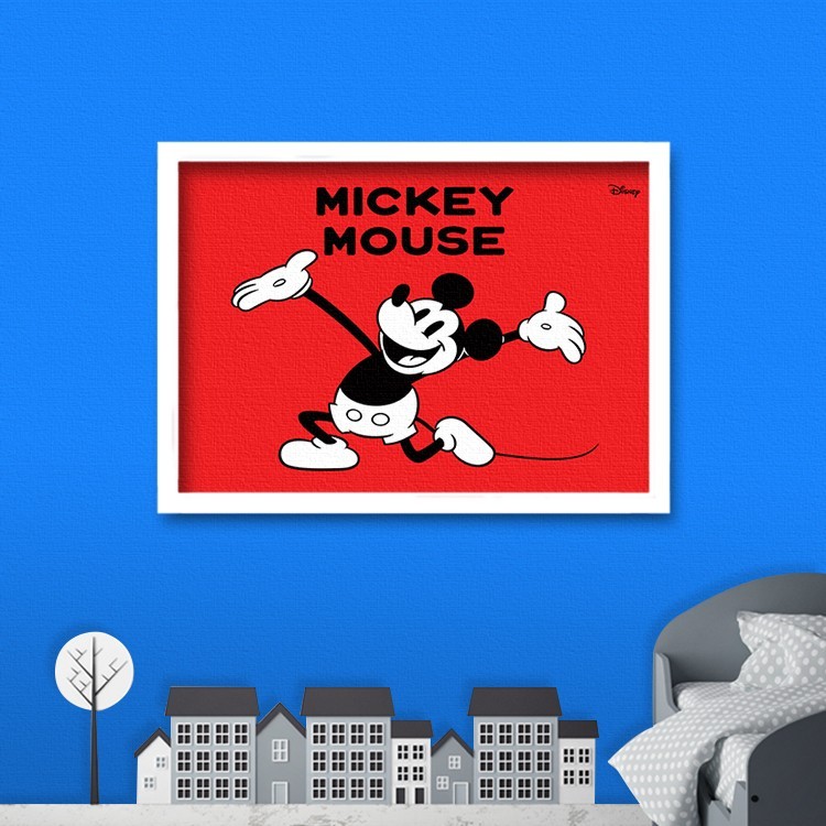 Πίνακας σε Καμβά Vintage Mickey Mouse!
