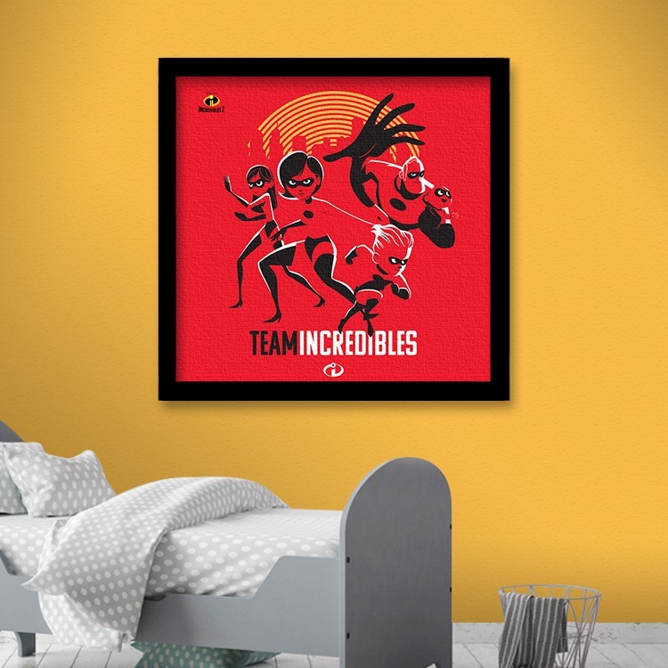 Πίνακας σε Καμβά Team of Incredibles!
