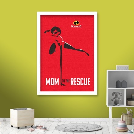 Mom to the rescue, The Incredibles! Πίνακας σε Καμβά