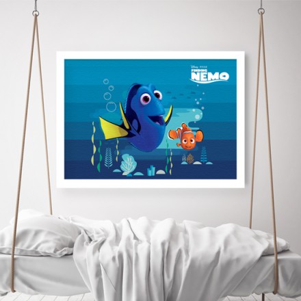 Η Dory & ο Nemo!! Πίνακας σε Καμβά