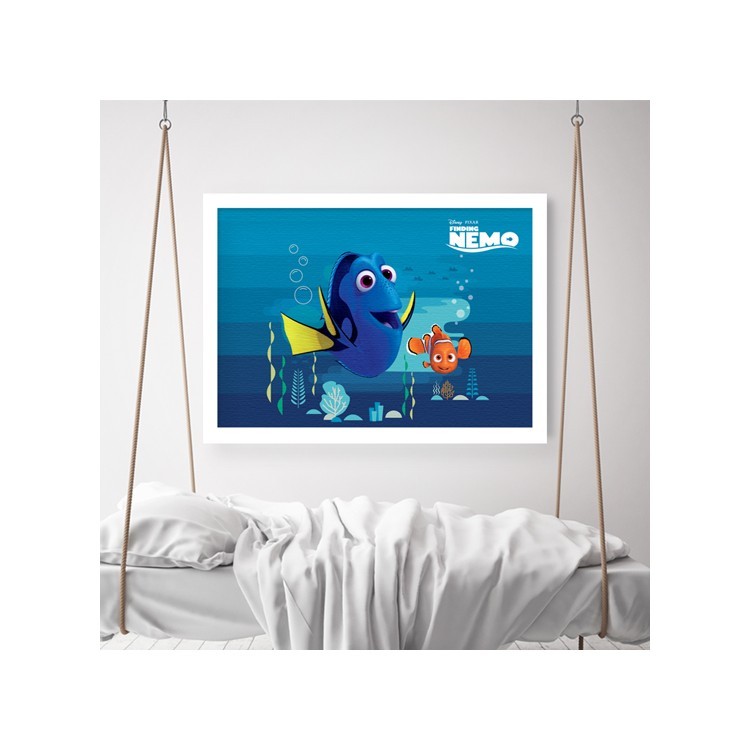 Πίνακας σε Καμβά Η Dory & ο Nemo!!