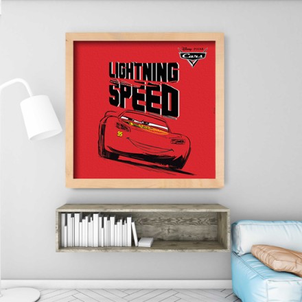 Mcqueen lightning Speed Πίνακας σε Καμβά