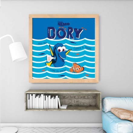 Αγαπάω να κολυμπώ με την Dory Πίνακας σε Καμβά