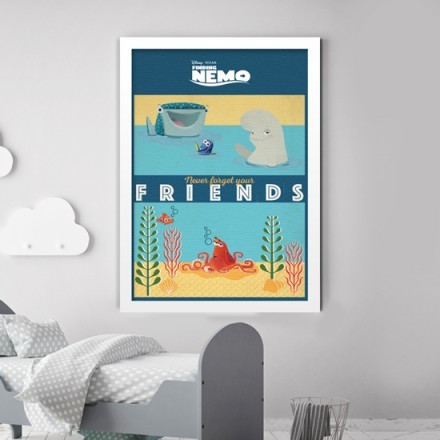 Οι φίλοι του Nemo ! Πίνακας σε Καμβά
