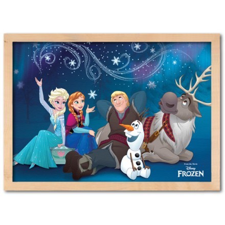 Η παρέα της Frozen! Πίνακας σε Καμβά