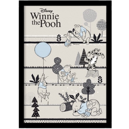 Στιγμές με τον Winnie the pooh! Πίνακας σε Καμβά