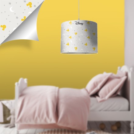 Yellow pattern, Mickey Mouse