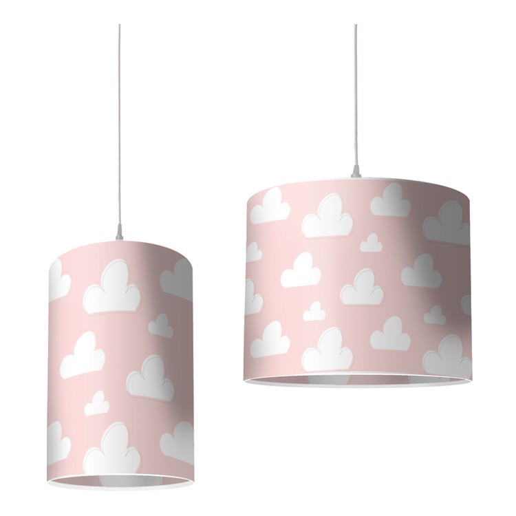 Φωτιστικό Οροφής Ροζ συννεφάκια, Minnie Mouse