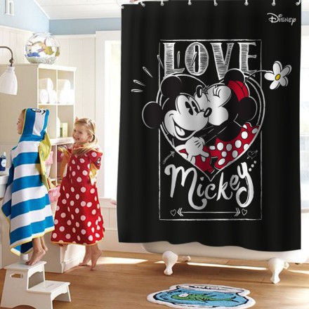 Αγάπη Mickey & Minnie, Mickey & Friends Κουρτίνα Μπάνιου