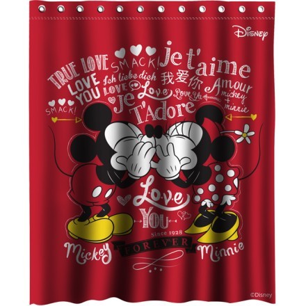 Αληθινή Αγάπη Mickey & Minnie, Mickey & Friends Κουρτίνα Μπάνιου