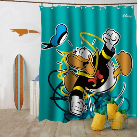 Angry Donald Duck Κουρτίνα Μπάνιου