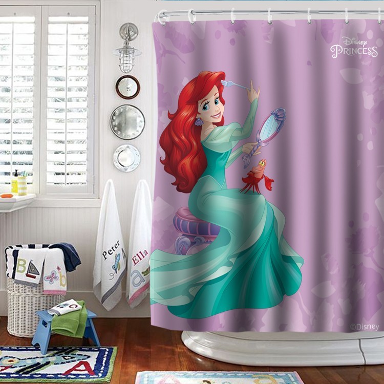 Κουρτίνα Μπάνιου Η όμορφη Ariel, Princess