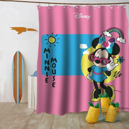 Γλυκούλα Minnie Mouse Κουρτίνα Μπάνιου