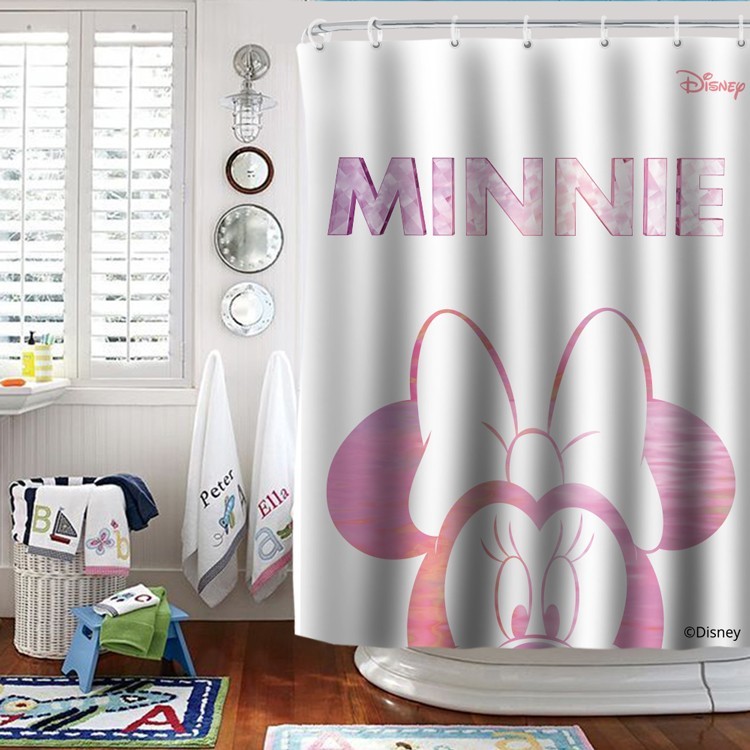 Κουρτίνα Μπάνιου Η Minnie κρύβεται