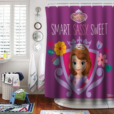 Smart Sassy Sweet, Sofia the First Κουρτίνα Μπάνιου