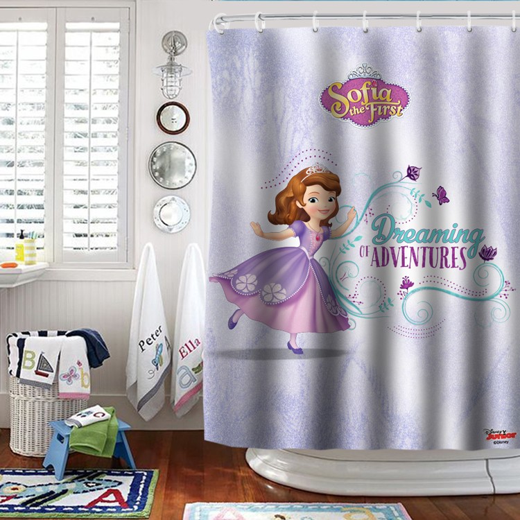 Κουρτίνα Μπάνιου Dreaming of adventures, Sofia the Fisrt