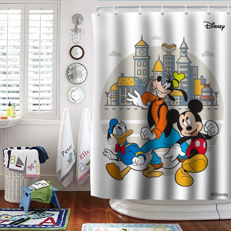 Κουρτίνα Μπάνιου Mickey, Goofy and Donald