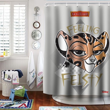 Feeling feisty, Lion Guard Κουρτίνα Μπάνιου