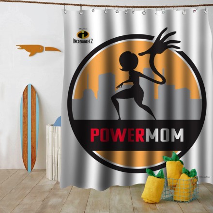 Power Mom, The Incredibles.!! Κουρτίνα Μπάνιου