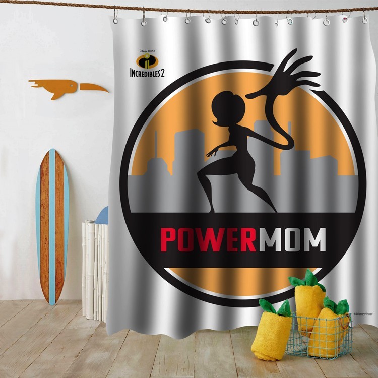 Κουρτίνα Μπάνιου Power Mom, The Incredibles.!!