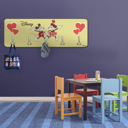 Mickey and Minnie hand in hand Κρεμάστρα - Καλόγερος